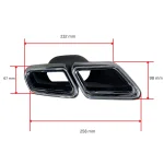 Накрайници за Mercedes W222 S-Class / W212 E-Class  (2012+)  - AMG S63 DESIGN