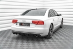 Дифузьор за задна броня Maxton design за Audi A8 D4 (2009-2013)