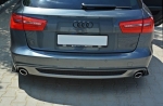 Добавки за задна броня Maxton design за Audi A6 C7 S-line (2011-2014)