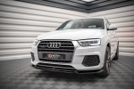 Спойлер за предна S-line броня Maxton design за Audi Q3 (2014-2018)