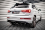 Добавка за задна S-line броня Maxton design за Audi Q3 (2014-2018)