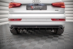 Добавка за задна S-line броня Maxton design за Audi Q3 (2014-2018)