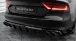 Дифузьор за задна броня Maxton design за Audi S7 (2010-2014)
