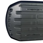 Автобокс Junior Strike 199x84x41cm с 85 mm крепежи,с двустранно отваряне с ключ, 480 литра - черен гланц