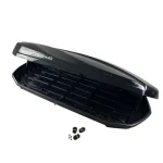 Автобокс Junior Strike 199x84x41cm с 85 mm крепежи,с двустранно отваряне с ключ, 480 литра - черен гланц