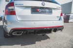 Дифузьор за задна броня Maxton design за Skoda Octavia RS (2013-2019)