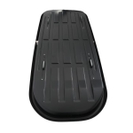 Автобокс Junior Altro 185x80x41cm с 70 mm крепежи, с двустранно отваряне с ключ, 460 литра - тъмносив гланц