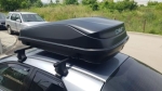 Автобокс Junior Easy 145x94x40cm с 85 mm крепежи, с ключ, 420 литра - черен гланц