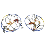 Метални вериги за сняг 12mm. кръстосана плетка - размер 70 за 13", 14", 15", 16" - 2бр.