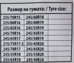 Метални вериги за сняг за джип, бус, SUV, кемпер - размер 250 за 15", 16", 17" - 2бр.