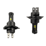 Лед крушки - Bi Led система Н4 за фарове Plug-N-Play за директен монтаж - 90 000 Лукса, 36W 6000K - 900% повече светлина