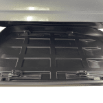 Автобокс Junior Altro 140x90x38cm с 70 mm крепежи, с едностранно отваряне с ключ, 370 литра - Сив антрацид гланц