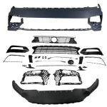 Предна броня за VW Passat B8 (2014+) - R дизайн с черна решетка