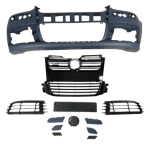 Предна броня за VW GOLF 5 - R32 дизайн с черна решетка