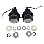 Лед лупи за вграждане 3" A38 6000K - квадратни