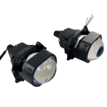 Лед лупи за вграждане 3" A38 6000K - квадратни