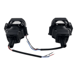 Лед лупи за вграждане 3" A38 6000K - квадратни