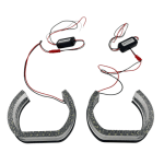 Капачка за лупи 3" Matrix M12 - за дневни светлини с функция мигач