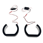 Капачка за лупи 3" Matrix M12 - за дневни светлини с функция мигач