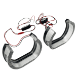 Капачка за лупи 3" Matrix M12 - за дневни светлини с функция мигач