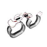 Капачка за лупи 3" Matrix M12 - за дневни светлини с функция мигач