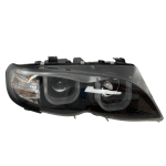 Кристални фарове с 3D angel eyes за BMW E46 (2001-2005) sedan,combi