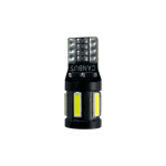 Лед крушка тип Т10 с 5 SMD 7020 + 4 SMD отпред 3030 Canbus - 5000К