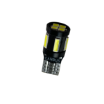 Лед крушка тип Т10 с 5 SMD 7020 + 4 SMD отпред 3030 Canbus - 5000К