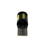 Лед крушка тип Т10 с 5 SMD 7020 + 4 SMD отпред 3030 Canbus - 5000К