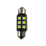 Лед крушка за плафон с 6 SMD диода 36мм - Canbus