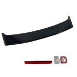 Спойлер за багажник за Mitsubishi Lancer (2005+) с трети стоп - черен гланц