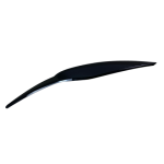 Вежди за фарове Ford Fiesta (2008-2012) MK6 - черни гланц