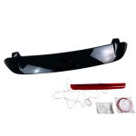 Спойлер антикрило за Honda Jazz (2004-2007) с трети стоп - черен гланц