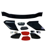 Спойлер антикрило за Honda Civic (2016-2021) hatchback TR Style - черен гланц