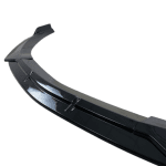 Добавка предна броня за Mercedes W117 CLA (2016-2019) - черен гланц