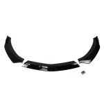 Добавка предна броня за Mercedes W117 CLA (2016-2019) - черен гланц