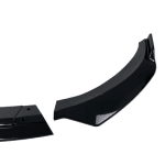 Добавка предна броня за Mercedes W117 CLA (2016-2019) - черен гланц