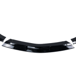 Добавка предна броня за Mercedes W117 CLA (2016-2019) - черен гланц