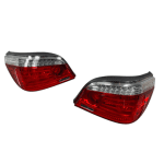 Диодни Led стопове за BMW E60 (2003-2007) -  facelift look червени
