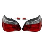 Диодни Led стопове за BMW E60 (2003-2007) -  facelift look червени
