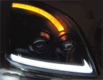 Led Фарове за Toyota Land Cruiser 120 (2003-2009) - черни