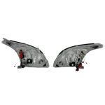 Led Фарове за Toyota Land Cruiser 120 (2003-2009) - черни