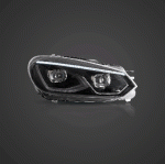 Тунинг led фарове за VW GOLF 6 (2008-2014) - черни
