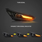 Тунинг led фарове за Ford Focus (2015-2018) - черни