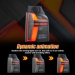 Диодни стопове за VW TRANSPORTER T6 / T6.1 (2015+) с бягащ мигач - опушени