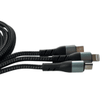 Автомобилно зарядно с 2 USB порта и 3 накрайника