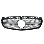 Решетка Mercedes W176 A-Class (2013-2015) - Diamond look, черна с хром лайсни
