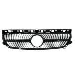 Решетка Mercedes W176 A-Class (2013-2015) - Diamond look, черна с хром лайсни