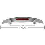 Спойлер антикрило universal 78cm с трети стоп и разстояние между планките 65cm - черен гланц