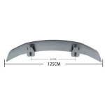 Спойлер антикрило universal 131cm с разстояние между планките 77.5cm - черен гланц